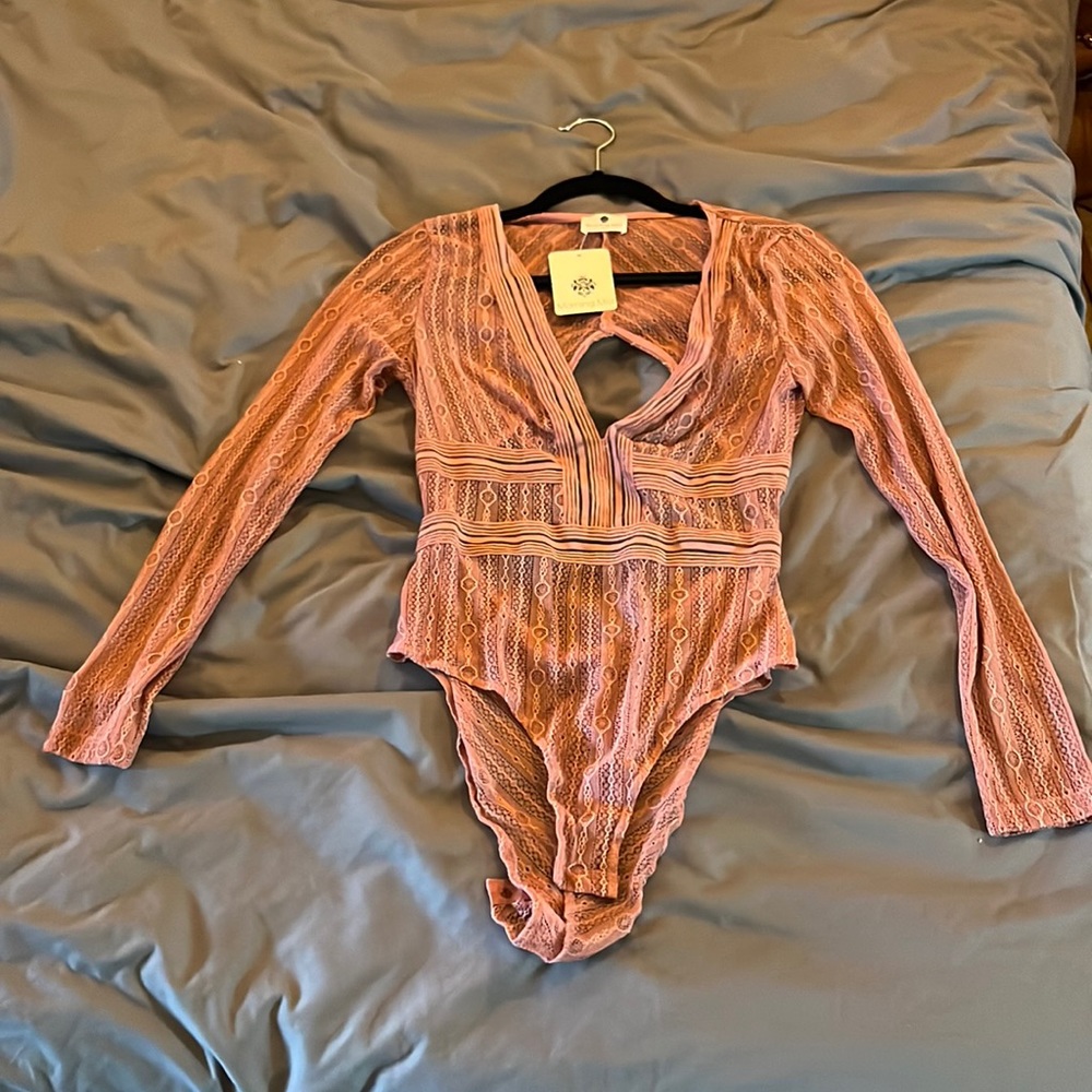 Morning Mist bodysuit. Never warn.